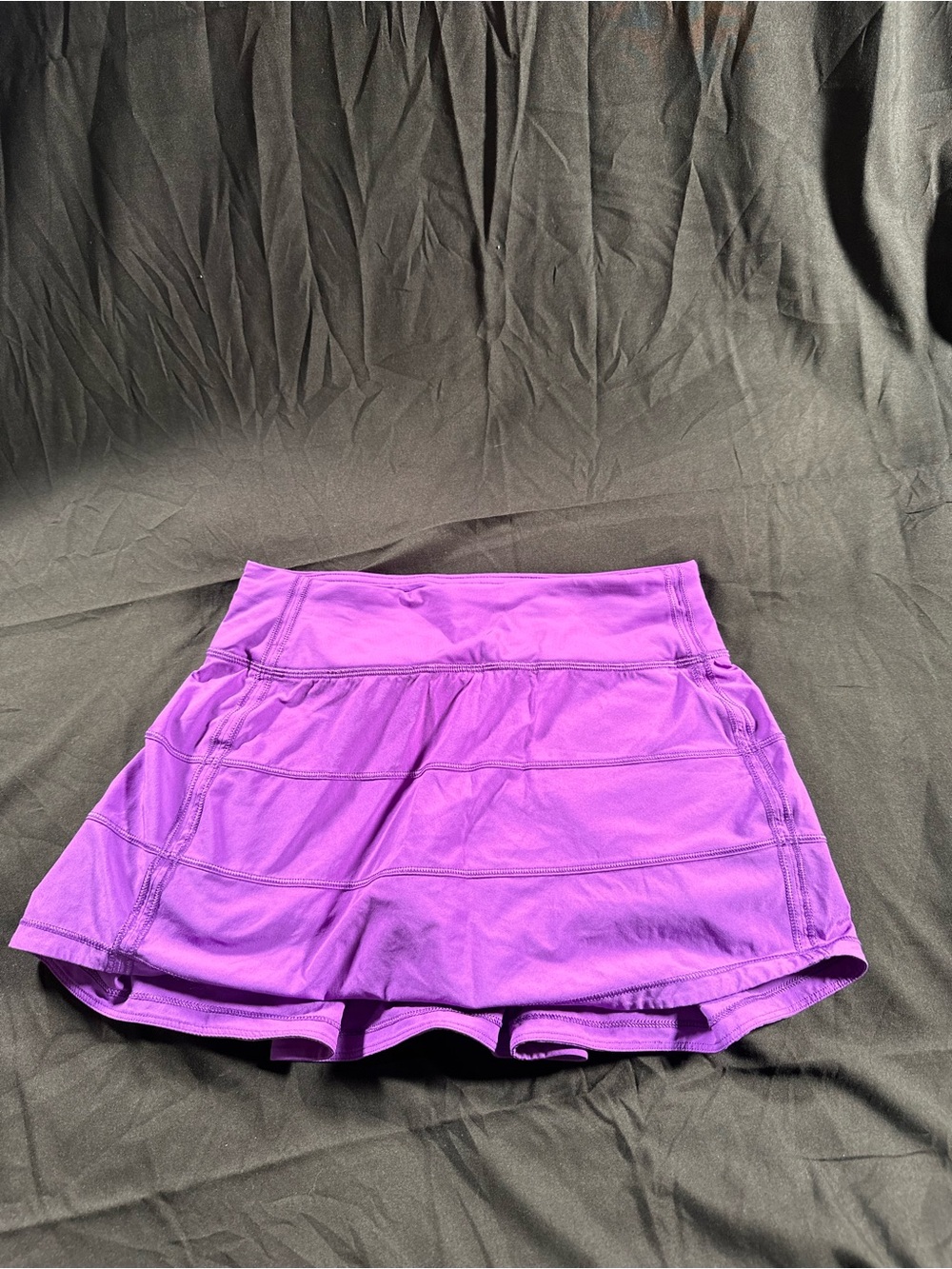 Lululemon Pace Rival Mid-Rise Skirt Long ~ Vivid Plum Purple ~ Sz 2 Athletic Gym